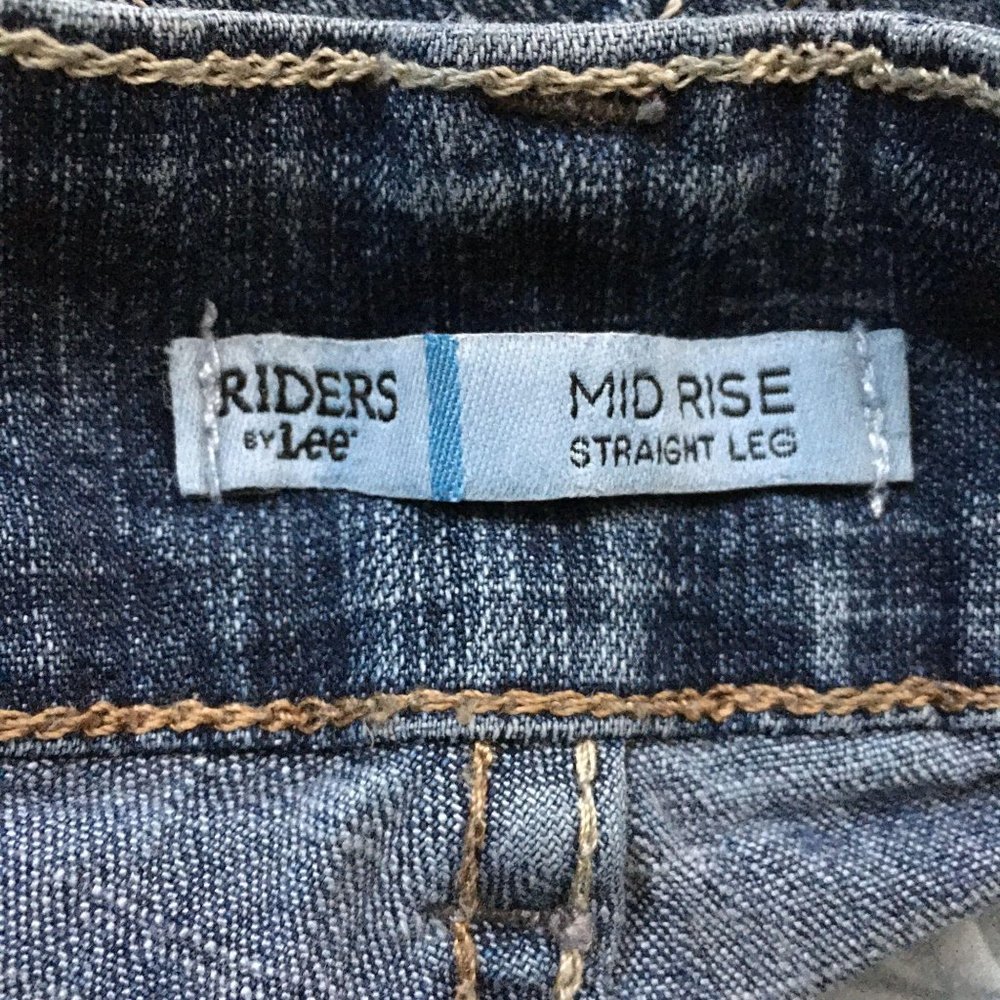 Riders / 1 / Mid Rise Straight Leg Jeans - Picture 3 of 11